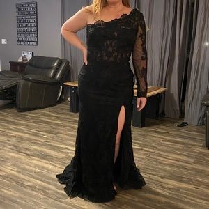 Black Morilee Madeline Gardner Gown